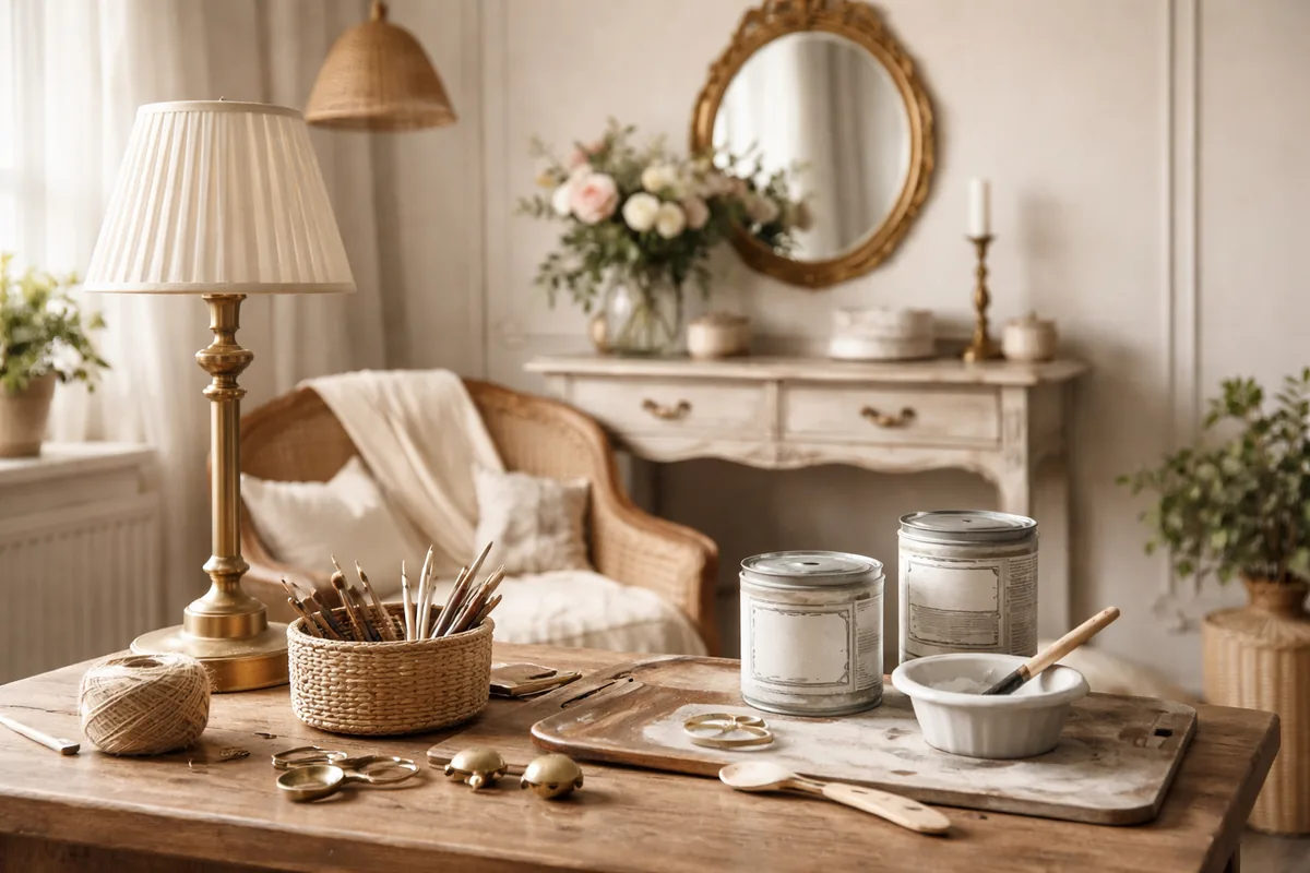 Comment réaliser un projet DIY de déco intérieure vintage chic
