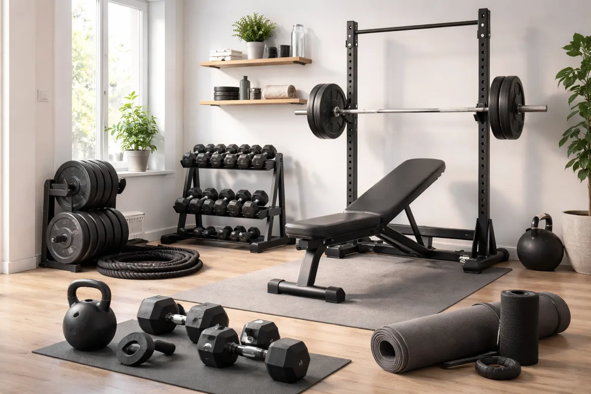 Quel matériel de musculation essentiel pour un home gym dans un petit espace ?