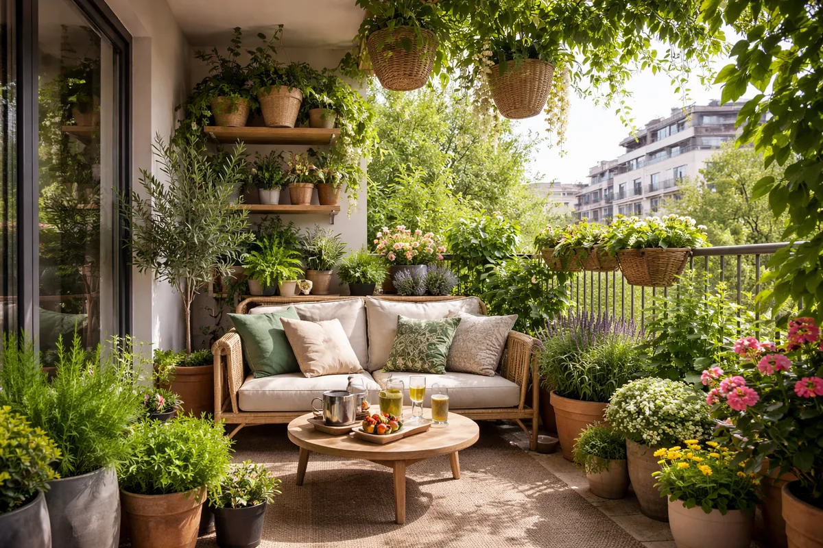 Comment créer un balcon végétalisé sur son appartement