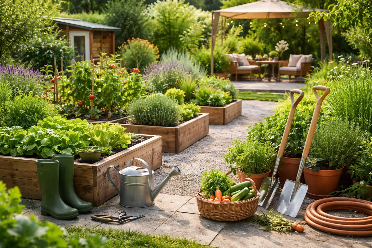 Comment créer un jardin fonctionnel et esthétique avec des outils et des techniques adaptés