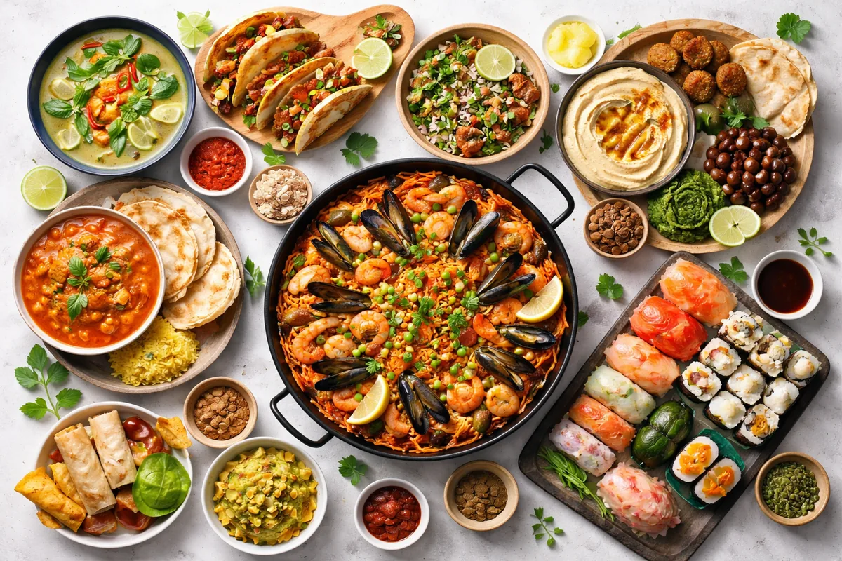 Comment découvrir les cuisines du monde par des plats authentiques