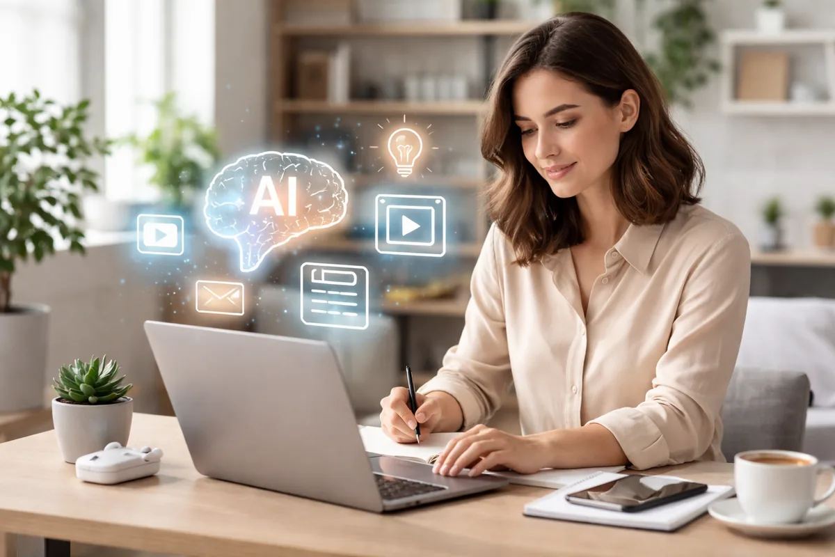 Quel est l'intérêt des outils IA pour les entrepreneurs et freelances en création de contenu ?